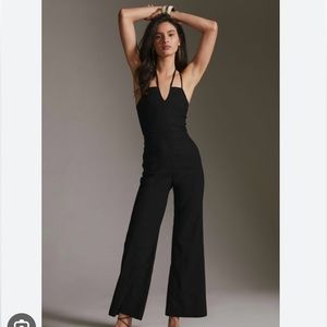 Anthropologie Maeve Black Jumpsuit